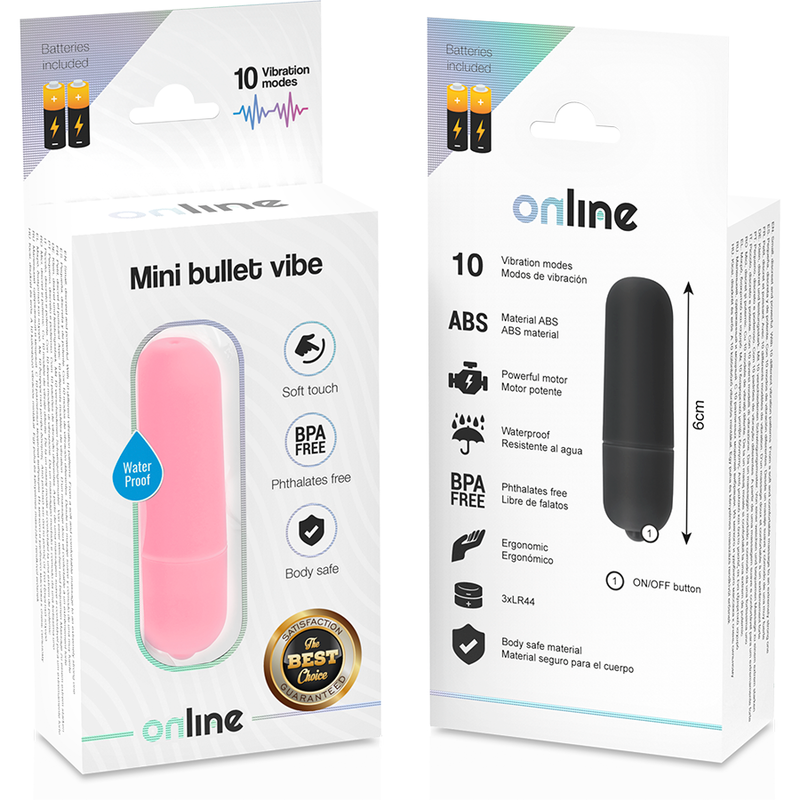 ONLINE Mini Balle Vibrant Rose — vue arrière