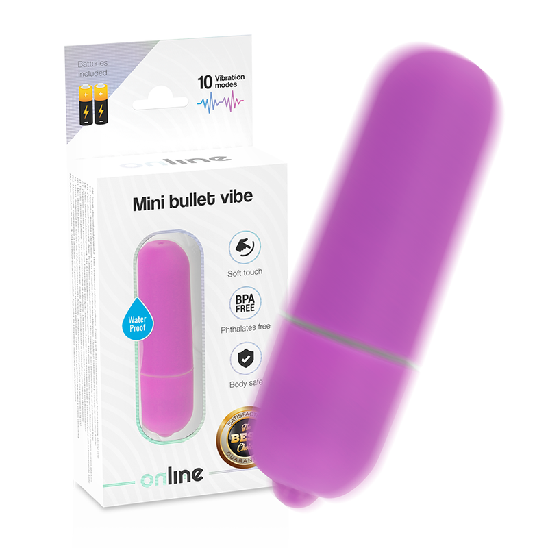 ONLINE Mini Balle Vibrante Lilas - Aura Intime