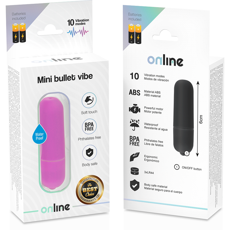 ONLINE Mini Balle Vibrante Lilas — vue arrière
