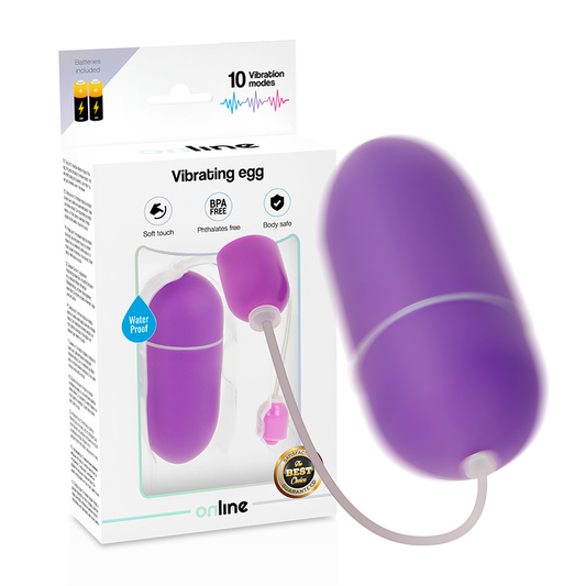 ONLINE OEUF VIBRANT IMPERMÉABLE LILAS - Aura Intime