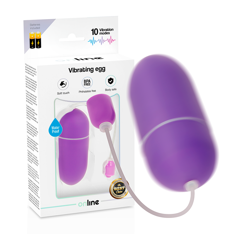 ONLINE OEUF VIBRANT IMPERMÉABLE LILAS - Aura Intime
