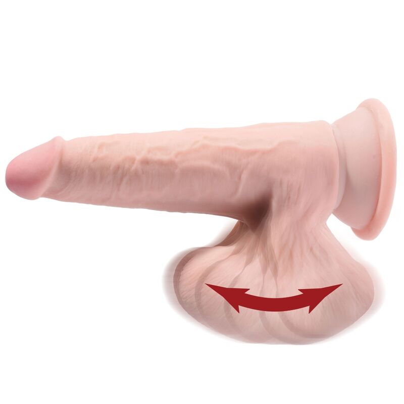 KING COCK PLUS Plus Balles Gode 3D 12.7 Cm — vue alternative