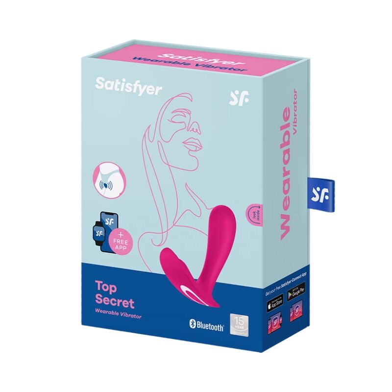 SATISFYER VIBRATOR Vibrateur Top Secret Rose — vue alternative