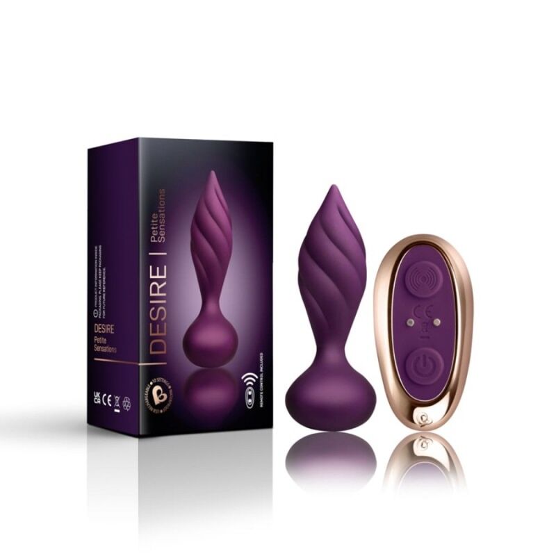 ROCKS-OFF Stimulateur Anal Desire - Lilas — vue détaillée
