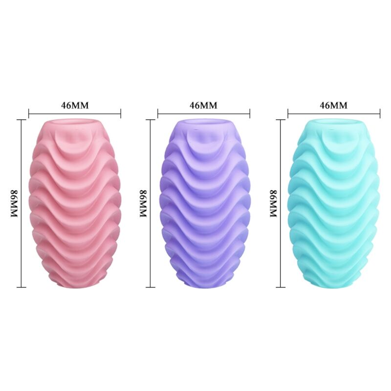 PRETTY LOVE MALE OEUF MASTURBATEUR DOUBLE FACE 15 UNITÉS — accessoires inclus