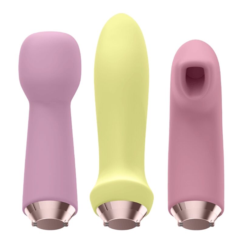 SATISFYER VIBRATOR Marvelous Four Ensemble Vibrateur Air Pulse — vue arrière