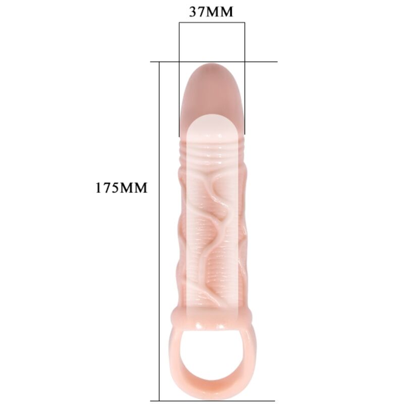 BAILE FOR HIM GAINE DEXTENSION PÉNIS SANGLE TESTICULES 13,5 CM — vue alternative