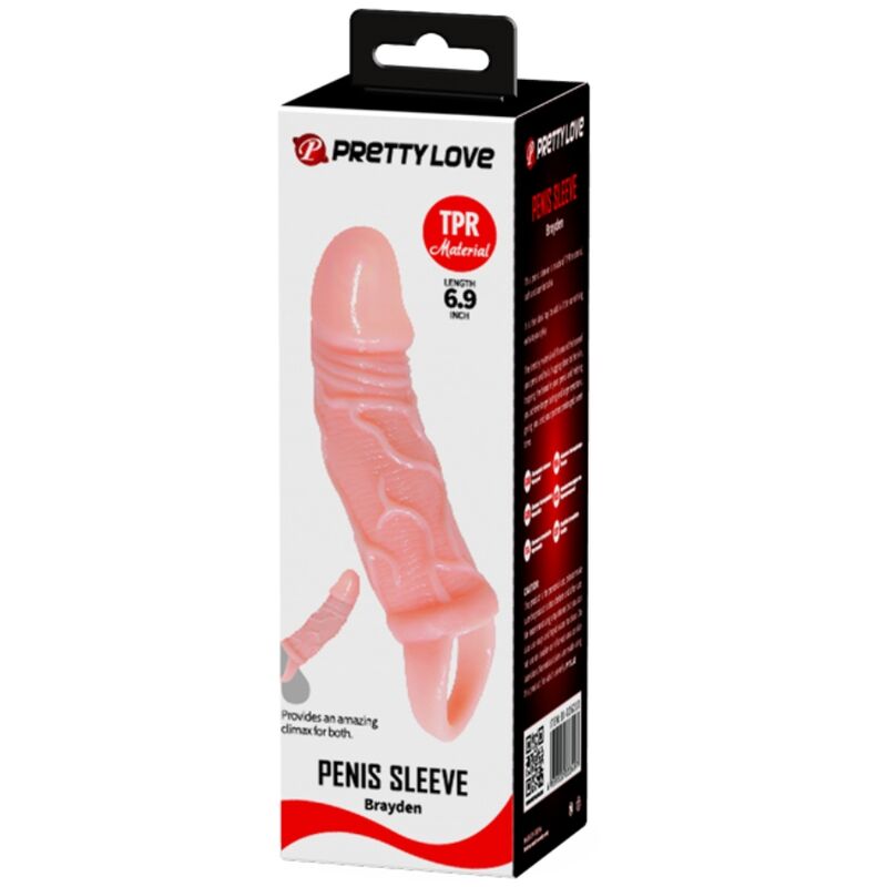 BAILE FOR HIM GAINE DEXTENSION PÉNIS SANGLE TESTICULES 13,5 CM — vue arrière