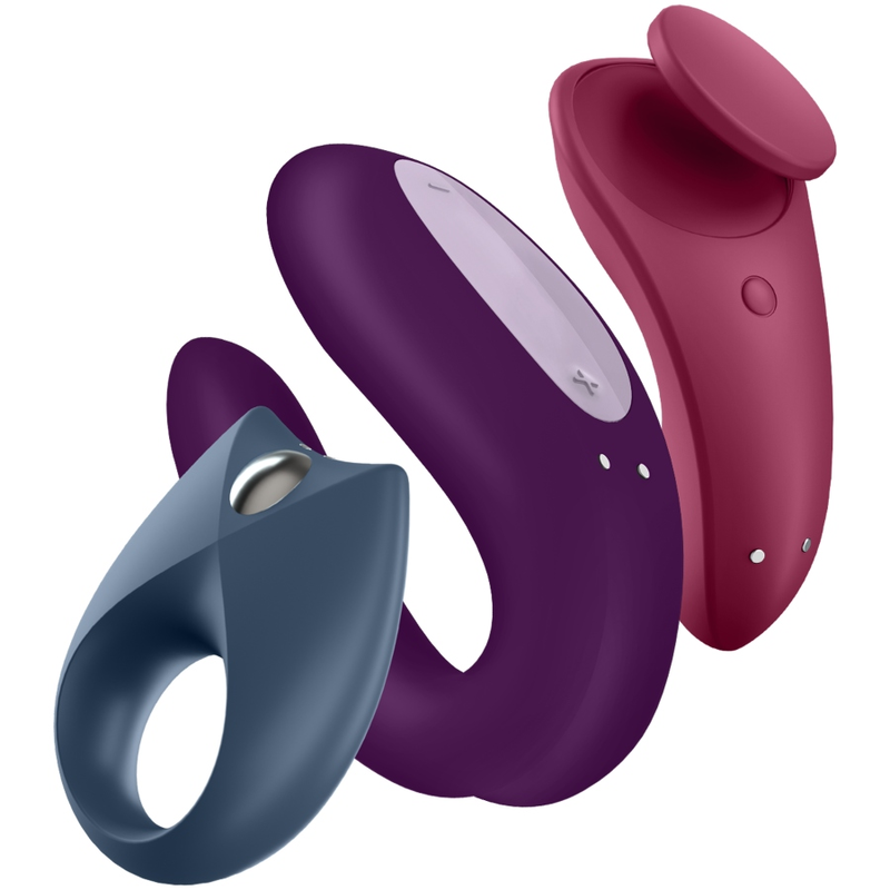 SATISFYER VIBRATOR Coffret Partenaire 3 - Aura Intime