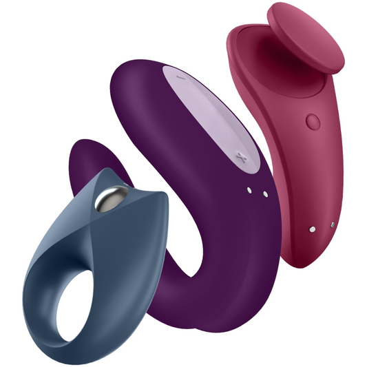 SATISFYER VIBRATOR Coffret Partenaire 3 - Aura Intime