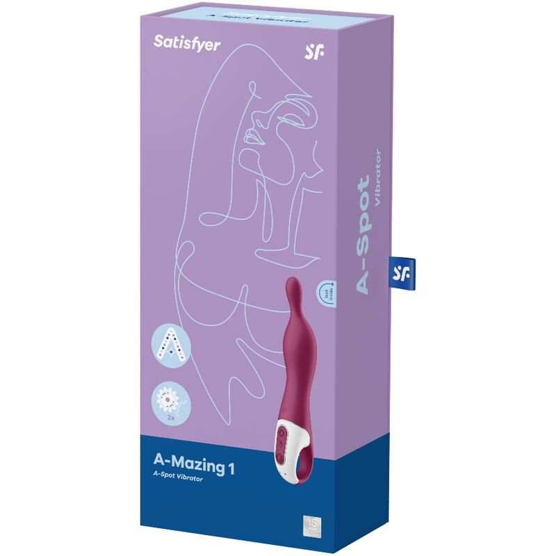 SATISFYER VIBRATOR VIBRATEUR AMAZING 1 ASPOT BAIE — vue alternative