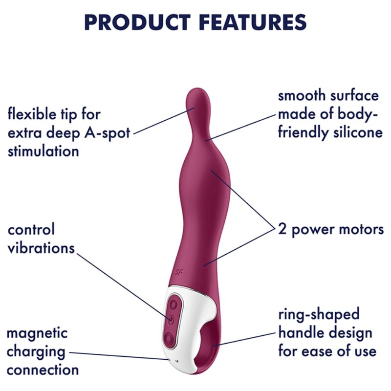 SATISFYER VIBRATOR VIBRATEUR AMAZING 1 ASPOT BAIE — vue arrière