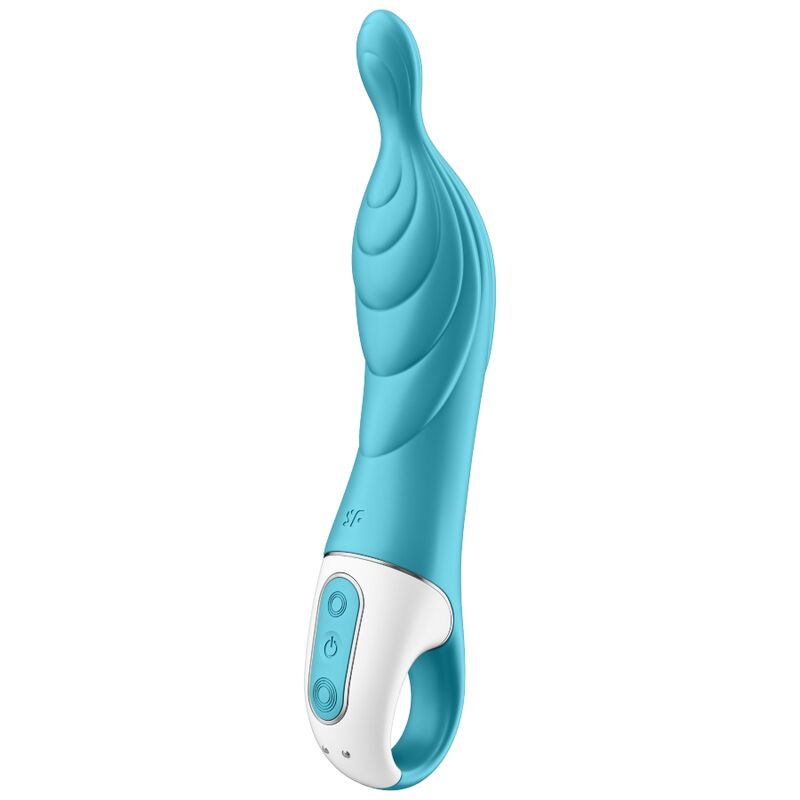 SATISFYER VIBRATOR VIBRATEUR AMAZING 2 ASPOT TURQUOISE - Aura Intime