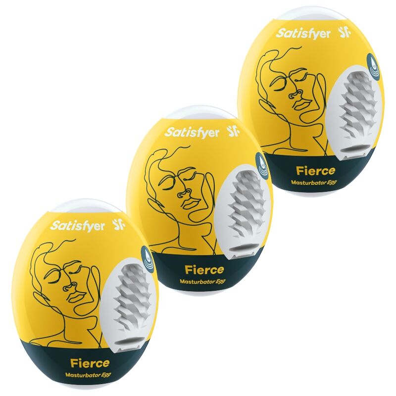 SATISFYER EGGS 3 OEUFS MASTURBATEURS FIERCE - Aura Intime