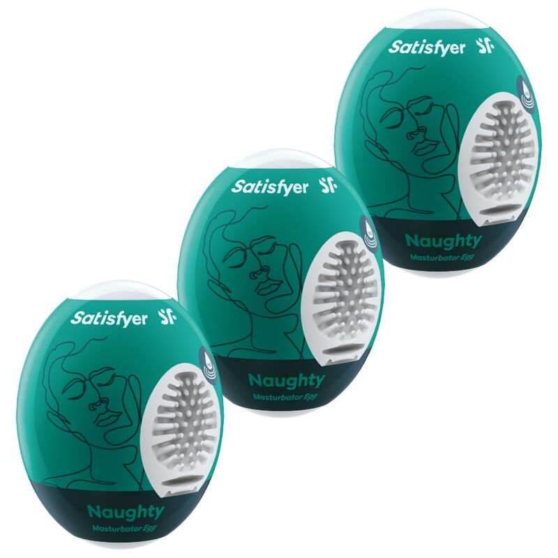 SATISFYER EGGS 3 OEUFS MASTURBATEURS NAUGHTY - Aura Intime