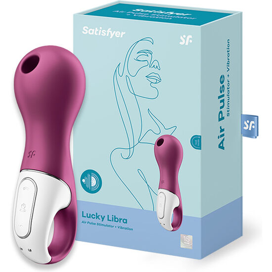 SATISFYER AIR PULSE Stimulateur Vibrateur Lucky Libra - Aura Intime