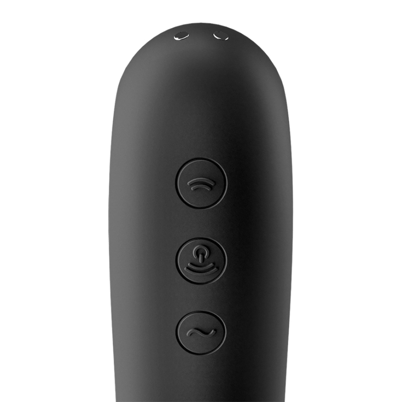 SATISFYER AIR PULSE Vibrateur Dual Kiss Air Pulse Noir — vue alternative