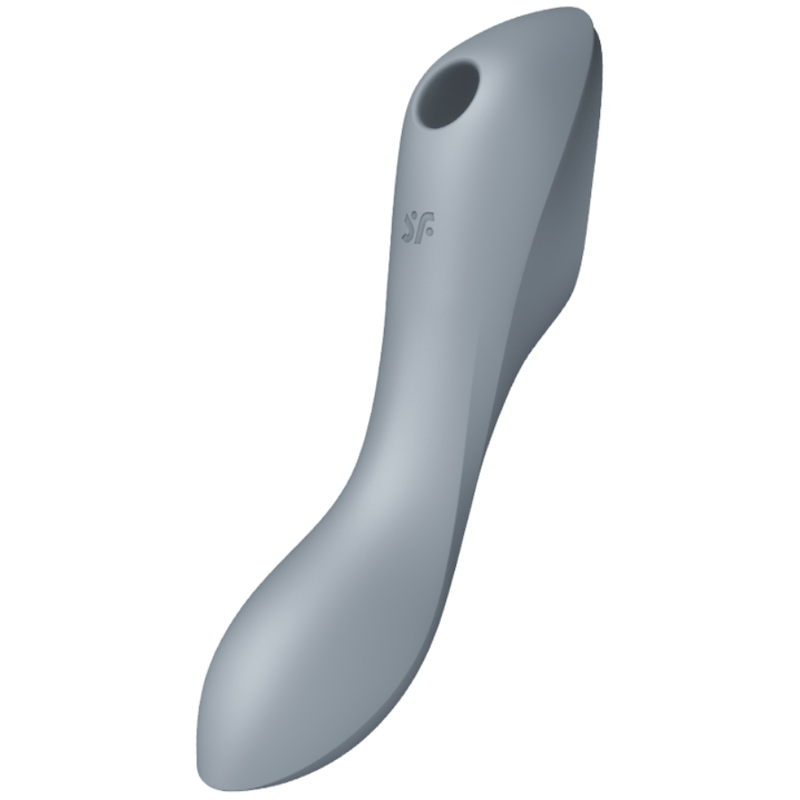 SATISFYER AIR PULSE Stimulateur Vibrateur Curvy Trinity 3 Gris - Aura Intime