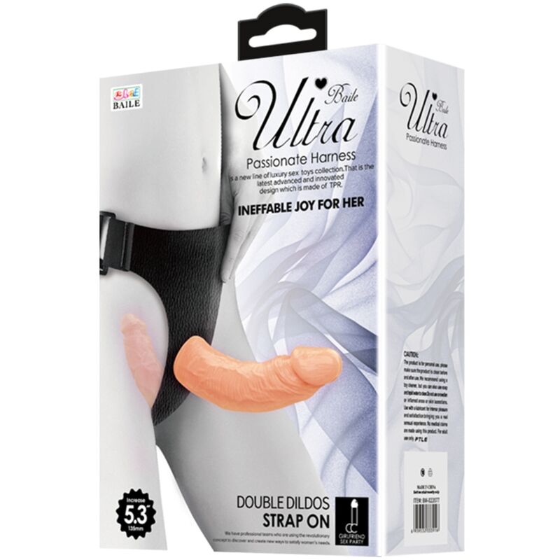 BAILE HARNESS COLLECTION ULTRA PASSIONNÉE DOUBLE GODES HARNAIS — vue arrière