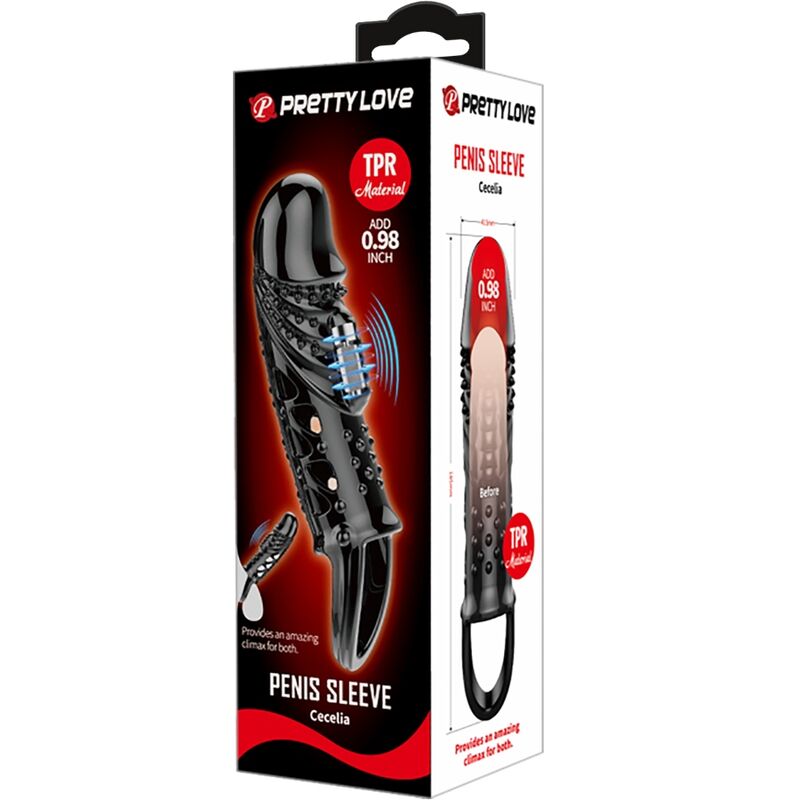 PRETTY LOVE GAINE A PENIS CECELIA BLACK — accessoires inclus