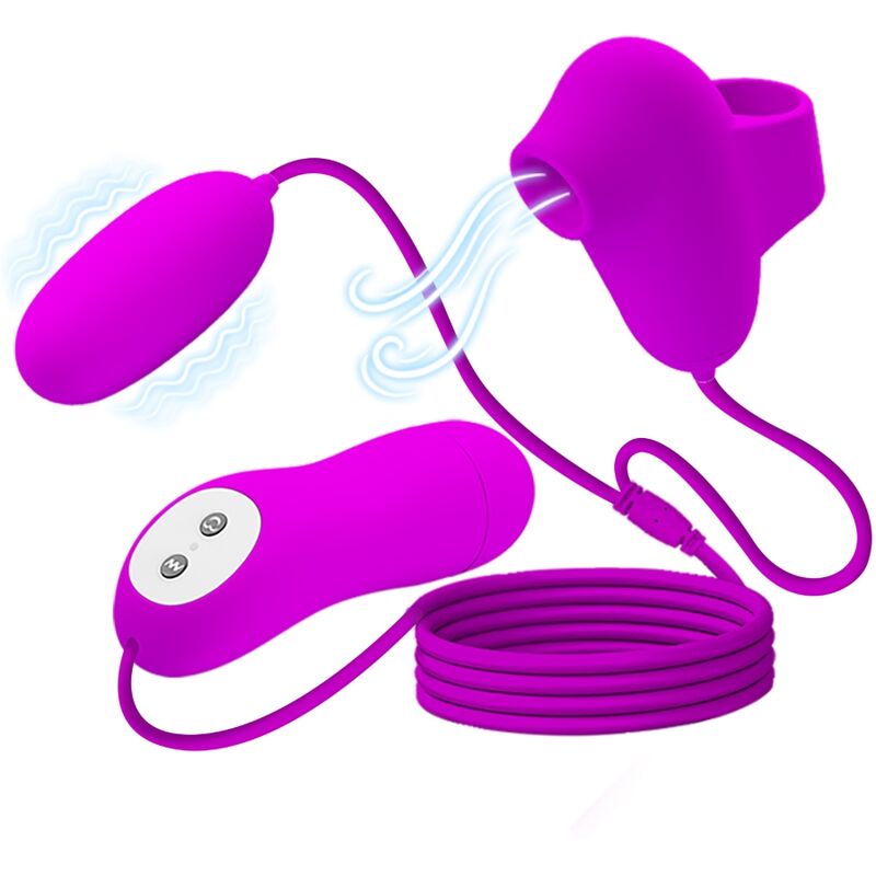 PRETTY LOVE Bullet Vibrant Ventouse — vue détaillée