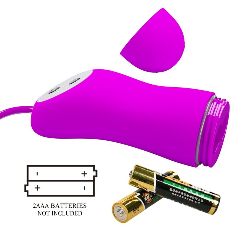PRETTY LOVE Bullet Vibrant Ventouse — vue arrière
