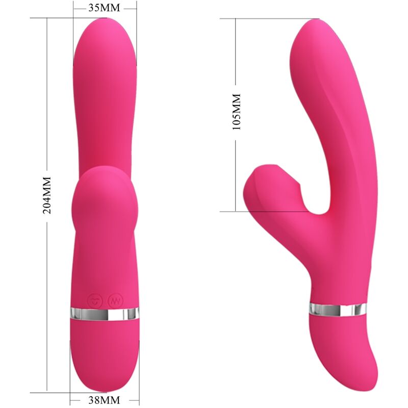 PRETTY LOVE Vibrateur Aspiration Willow Rabbit — vue alternative
