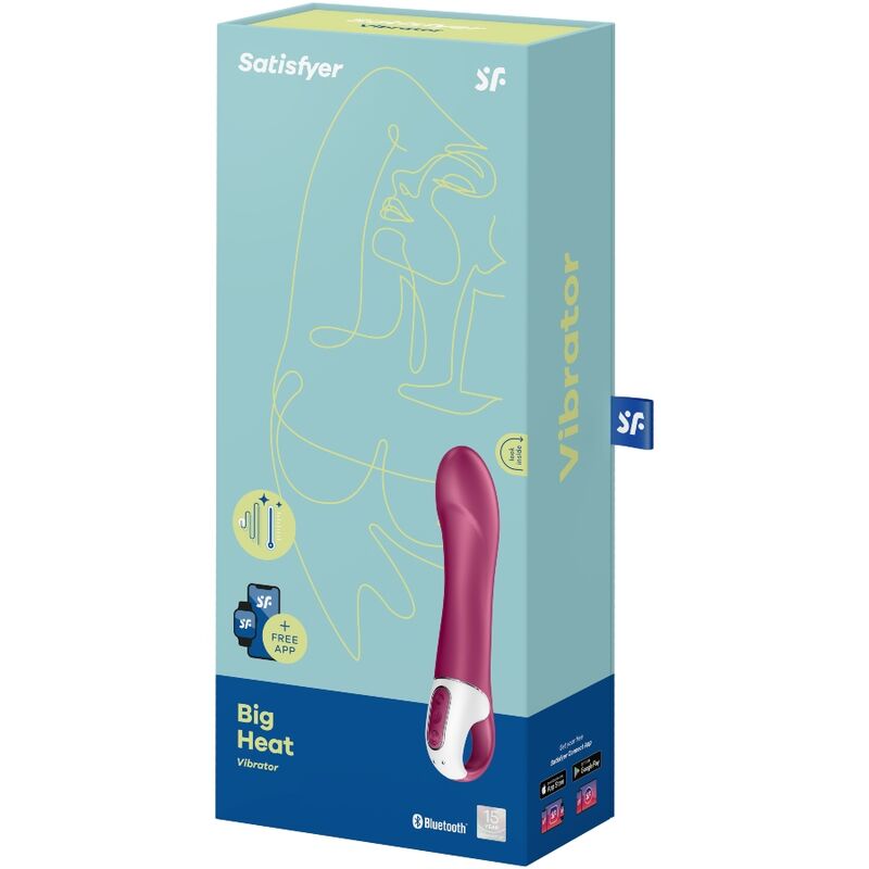 SATISFYER VIBRATOR Vibrateur Pointg Big Heat — vue arrière