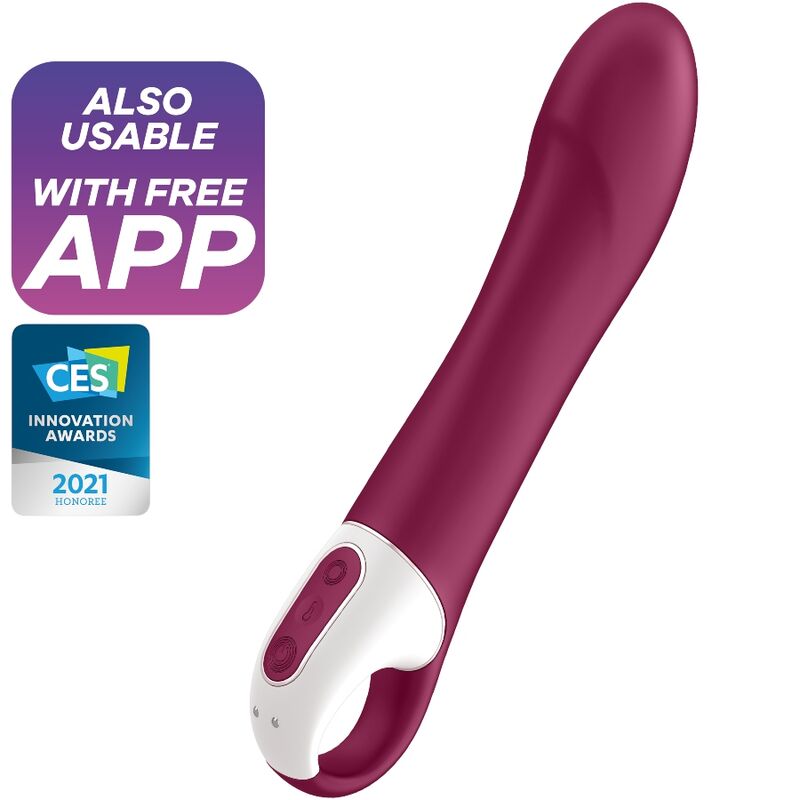 SATISFYER VIBRATOR Vibrateur Pointg Big Heat - Aura Intime