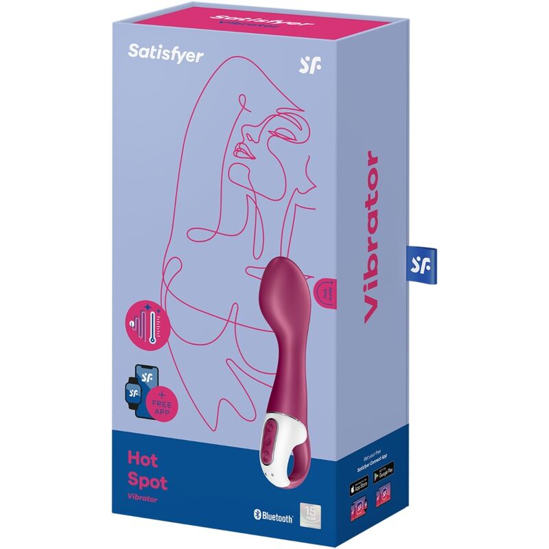 SATISFYER VIBRATOR Vibrateur Pontg Hot — vue arrière