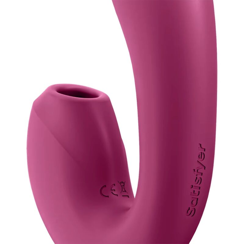 SATISFYER CONNECT Application Sunray Stimulateur Vibrateur Rouge — vue détaillée