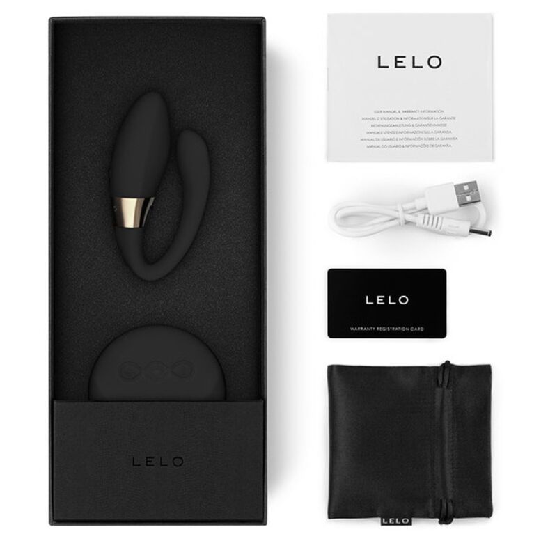 LELO Masseur Couples Tiani Duo Noir — vue arrière