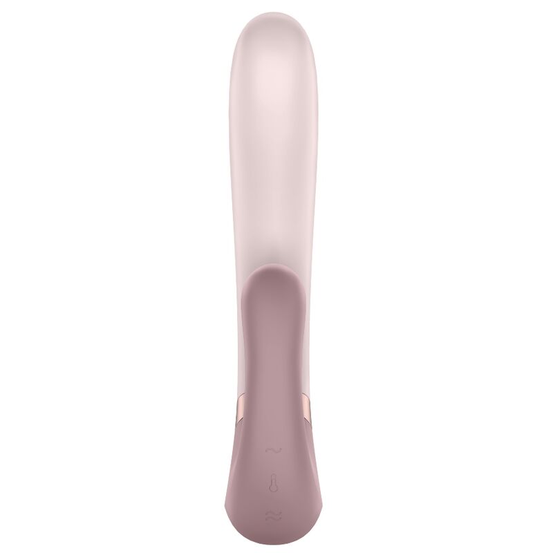 SATISFYER CONNECT Application Heat Wave Vibrator Rose — vue détaillée