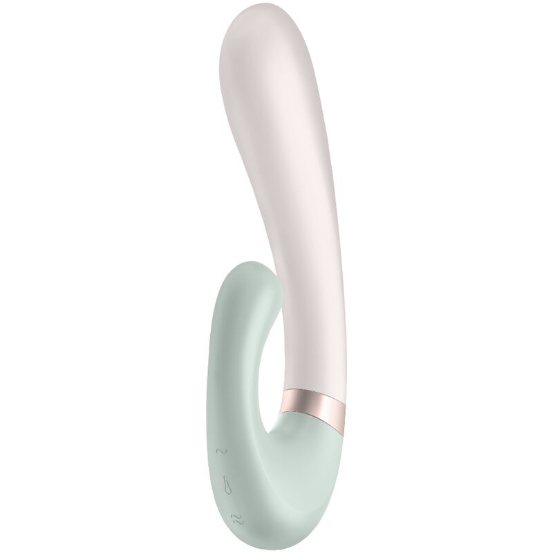 SATISFYER CONNECT Application Heat Wave Vibrateur Blanc - Aura Intime