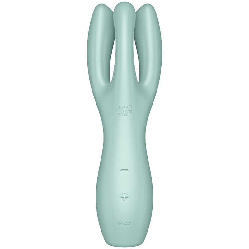 SATISFYER VIBRATOR Vibrateur Threesome 3 Menthe — vue alternative