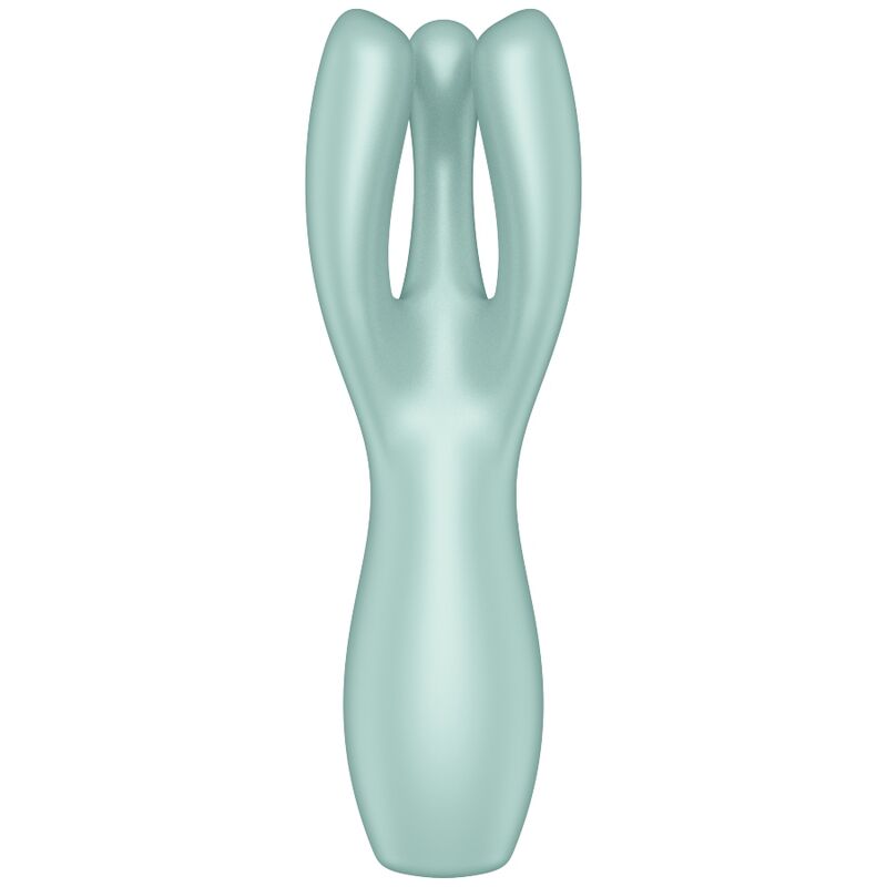 SATISFYER VIBRATOR Vibrateur Threesome 3 Menthe - Aura Intime
