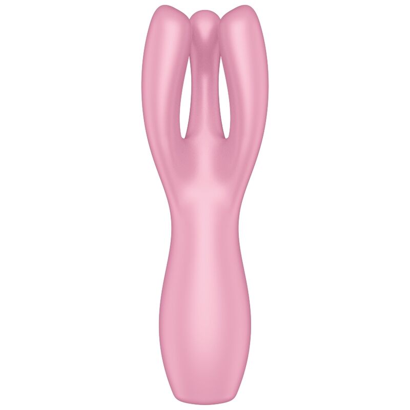 SATISFYER VIBRATOR Vibrateur Threesome 3 Rose - Aura Intime