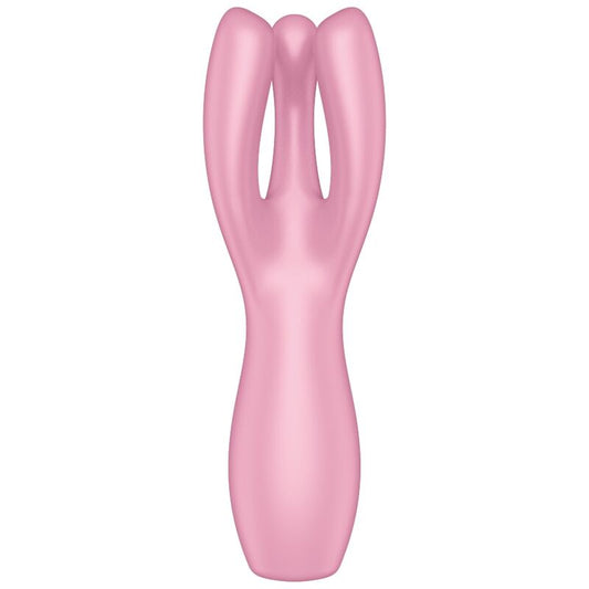 SATISFYER VIBRATOR Vibrateur Threesome 3 Rose - Aura Intime