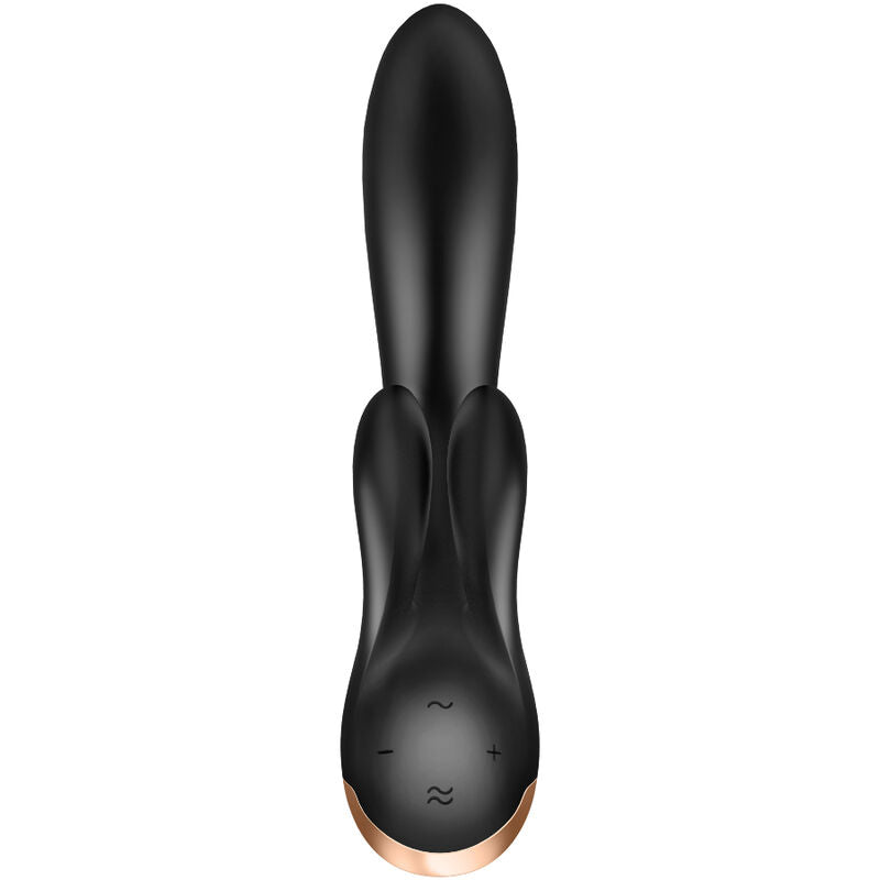 SATISFYER CONNECT APPLICATION VIBRATEUR DOUBLE FLEX NOIR — vue alternative