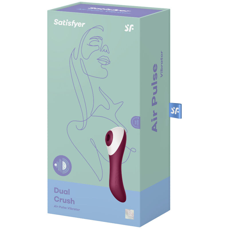 SATISFYER AIR PULSE Vibrateur Impulsions Air Dual Crush — vue arrière