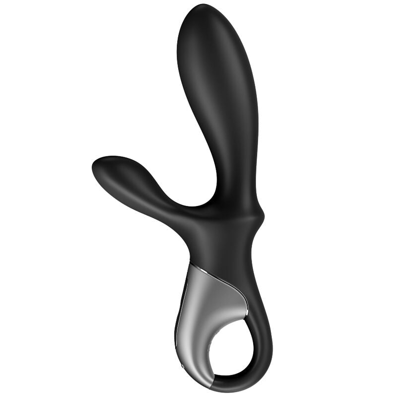 SATISFYER CONNECT APPLICATION HEAT CLIMAX+ VIBRATEUR ANAL NOIR — vue détaillée
