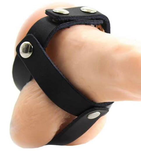 OHMAMA FETISH Cage À Balles Cuir Ohmama Fetish - Aura Intime