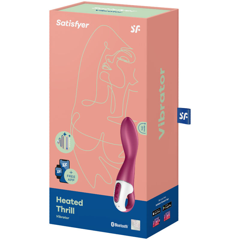 SATISFYER VIBRATOR Vibrateur Point G Thrill Chauffant — vue arrière