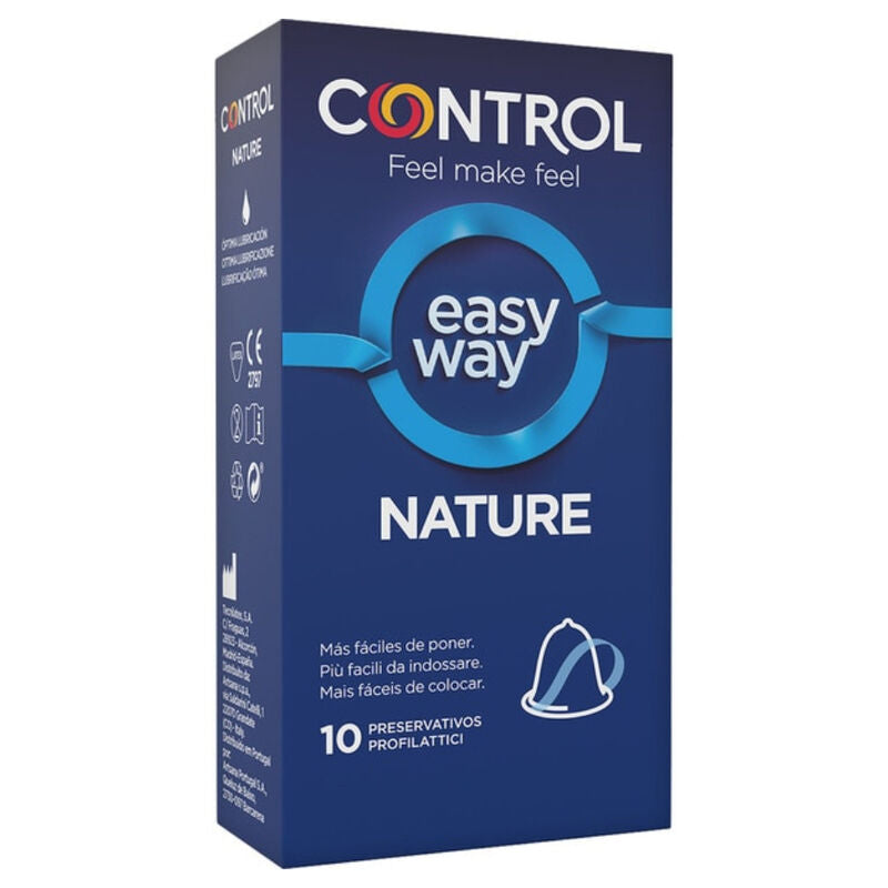 CONTROL CONDOMS Nature Easy Way 10 Unités - Aura Intime