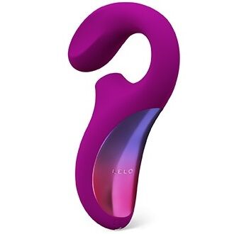 LELO Enigma Cruise Masseur Sonique Double Stimulation Deep Rose - Aura Intime