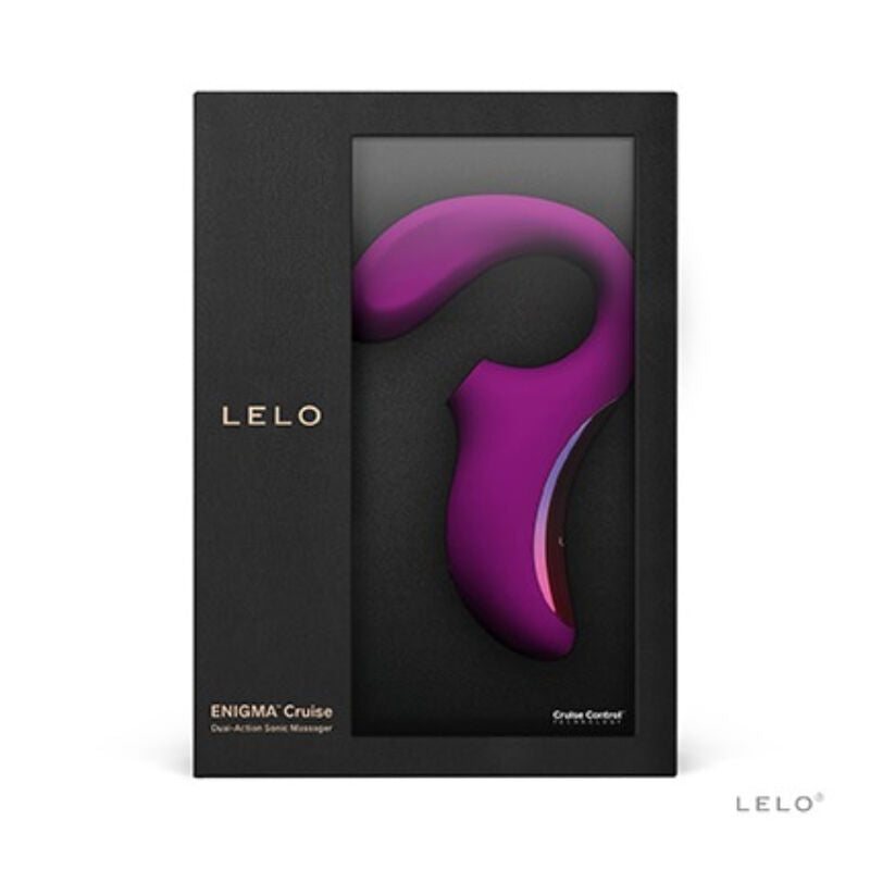 LELO Enigma Cruise Masseur Sonique Double Stimulation Deep Rose — vue alternative