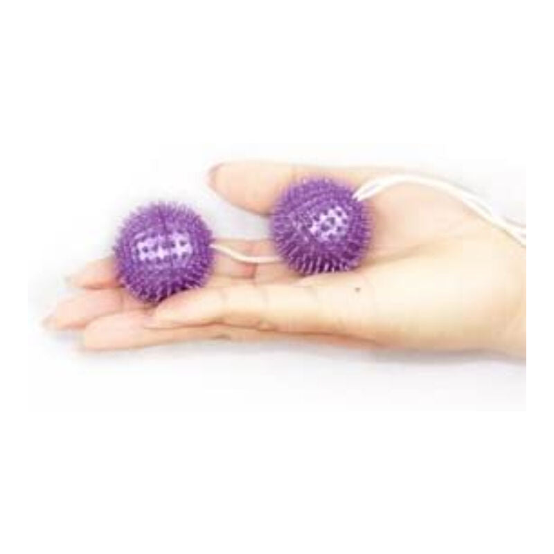 BAILE STIMULATING Balles Texturées Violet Profondement Plaisir 3.60 Cm — vue alternative