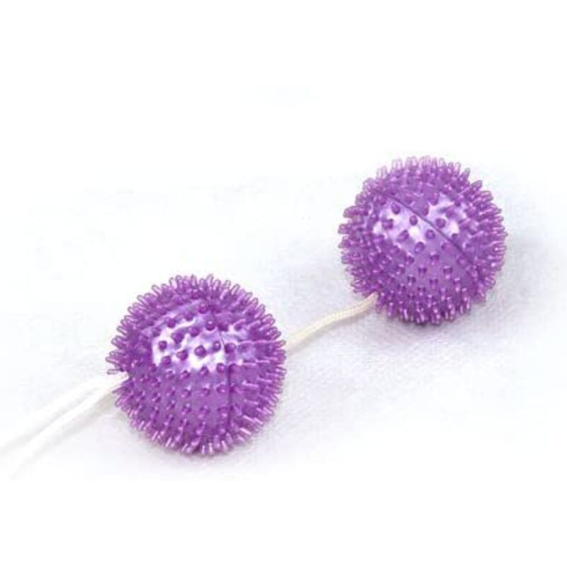 BAILE STIMULATING Balles Texturées Violet Profondement Plaisir 3.60 Cm — vue détaillée