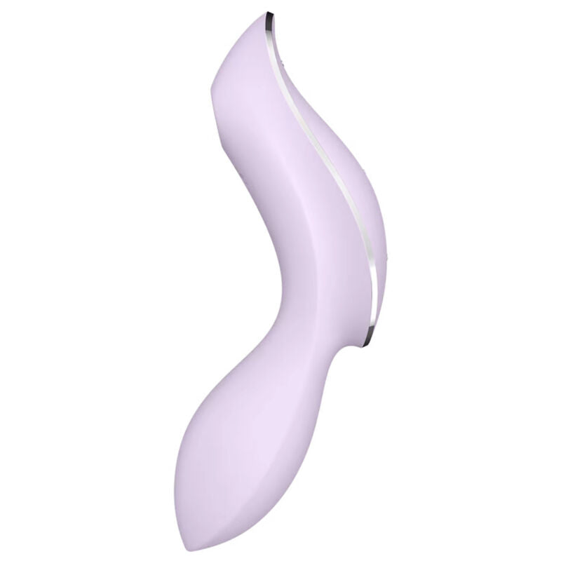 SATISFYER AIR PULSE Vibrateur Curvy Trinity 2 Air Pulse Violette — vue détaillée