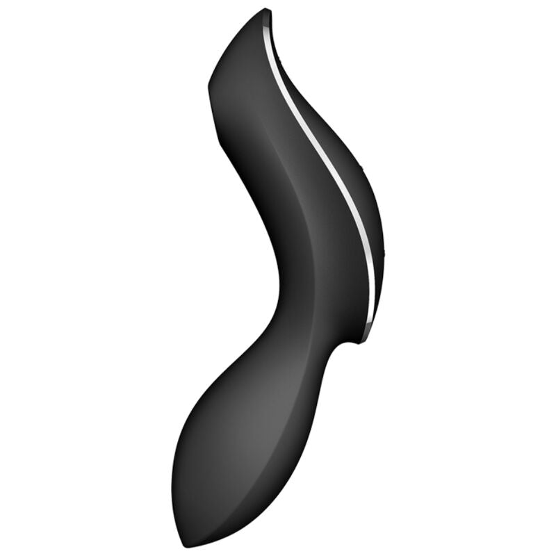 SATISFYER AIR PULSE Vibrateur Curvy Trinity 2 Air Pulse Noir — vue détaillée
